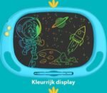 Blossombel 13" LCD Teken en schrijfscherm - tablet voor kinderen - speelgoed - cadeau voor kinderen - school- studie -koraal roos- extra stylus - extra pen en batterij