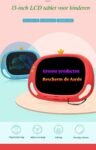 Blossombel 13" LCD Teken en schrijfscherm - tablet voor kinderen - speelgoed - cadeau voor kinderen - school- studie -koraal roos- extra stylus - extra pen en batterij