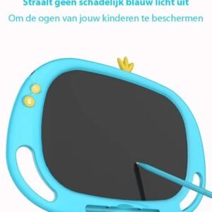 13" LCD Teken en schrijfscherm - tablet voor kinderen - speelgoed - cadeau voor kinderen - school- studie- blauw - extra stylus - extra pen en batterij .