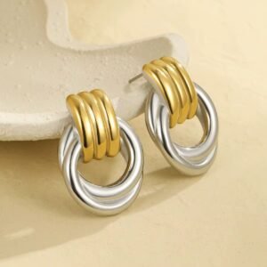 18k verguld zilveren sterling zirkonia oorbellen Luxe bruidsoorbellen