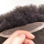 Blossombel - Afrowig- Pruik- Voor mannen-6 (15cm ) replaceable toupee Indianse Remy echt haar 8X10