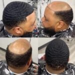 Blossombel - Afrowig- Pruik- Voor mannen-6 (15cm ) replaceable toupee Indianse Remy echt haar 8X10