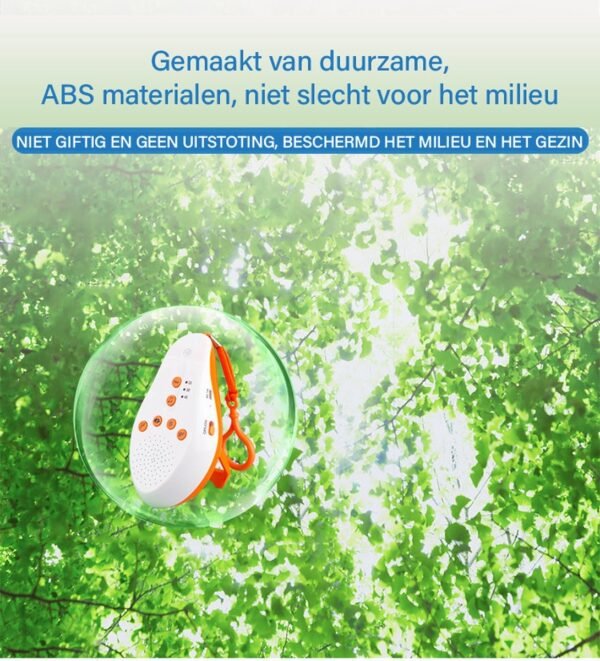 Blossombel Baby Husher – White Noise Slaaptrainer met Muziek & Geluid, Draadloos & USB-oplaadbaar