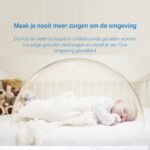 Blossombel Baby Husher – White Noise Slaaptrainer met Muziek & Geluid, Draadloos & USB-oplaadbaar