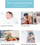 Blossombel Baby Husher – White Noise Slaaptrainer met Muziek & Geluid, Draadloos & USB-oplaadbaar