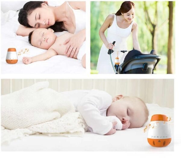 Blossombel Baby Husher Pro – White Noise Slaaphulp & Slaaptrainer voor Baby’s en Kinderen