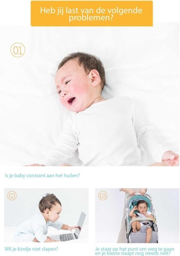 Blossombel Baby Husher Pro – White Noise Slaaphulp & Slaaptrainer voor Baby’s en Kinderen