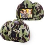 Blossombel Digitale Kindercamera – 1080P Kids Camera met 32GB SD-kaart, USB-oplaadbaar, Camouflage Design