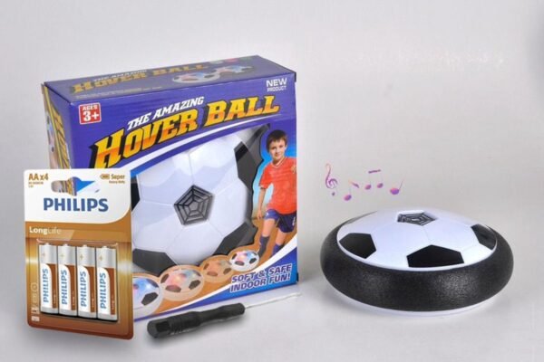 Blossombel Hover Ball met LED & Muziek – Binnen Voetbal met Gratis Schroevendraaier + 4 Batterijen