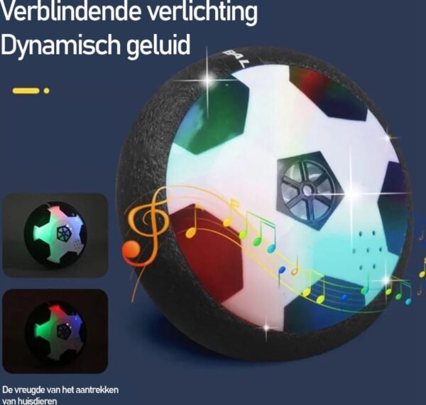 Blossombel Hover Ball met LED & Muziek – Binnen Voetbal met Gratis Schroevendraaier + 4 Batterijen