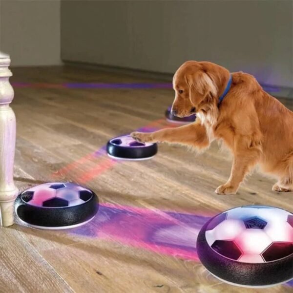 Blossombel Hover Ball met LED & Muziek – Binnen Voetbal met Gratis Schroevendraaier + 4 Batterijen