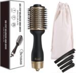 Blossombel Warme luchtborstel - Ionisch - 4 in 1 - 1200W + stylingkam