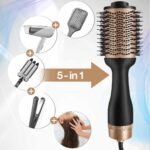 Blossombel Warme luchtborstel - Ionisch - 4 in 1 - 1200W + stylingkam