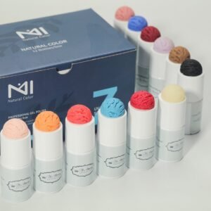 Blossombel nagelgel set - 12 verschillende kleuren nagellak set - milieuvriendelijke nagellak
