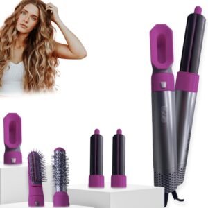 Blossombel Brush Kit - 5 in 1 Haar Droger - Air Brush Styler- 5 in 1 Hair Dryer – De Ultieme Multifunctionele Haar Styler