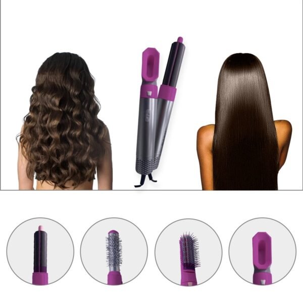 Blossombel Brush Kit - 5 in 1 Haar Droger - Air Brush Styler- 5 in 1 Hair Dryer – De Ultieme Multifunctionele Haar Styler