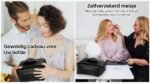 Blossombel Cosmetica tas - Ruime inhoud - multifunctionele make-up tas - make-up organizer - duurzaam PU leer - Zwart