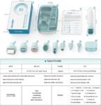 Bio Roller G10 – Derma Roller Huidverzorging Kit met 720 Naalden, Jade Roller & Gezichtsborstel