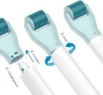 Bio Roller G10 – Derma Roller Huidverzorging Kit met 720 Naalden, Jade Roller & Gezichtsborstel