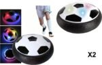 Glow-in-the-Dark Hover Ball (2 stuks) – LED Verlichting, Zwevende Voetbal voor Binnen, Cadeau voor Kinderen