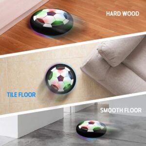 Glow-in-the-Dark Hover Ball (2 stuks) – LED Verlichting, Zwevende Voetbal voor Binnen, Cadeau voor Kinderen