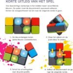 Twisty cube puzzle - kleurencombinatie puzzel, educatief kinderspeelgoed- met Schroevendraaier en 2 batterijen- cadeau voor kinderen vanaf 8 jaar- speelgoed