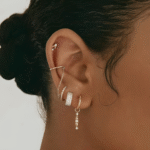 18K Vergulde Sterling Zilveren Oorbellen – Bruiloft Studs met Zirkonia voor de Moderne Bruid